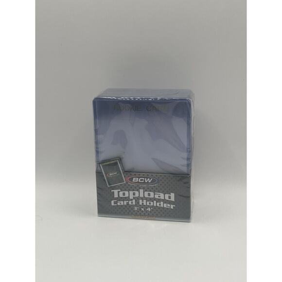 BCW 1-TLCH-RG 3X4 Topload Card Holder - Rookie Imprinted Gold 25 pieces. - Picture 2 of 4